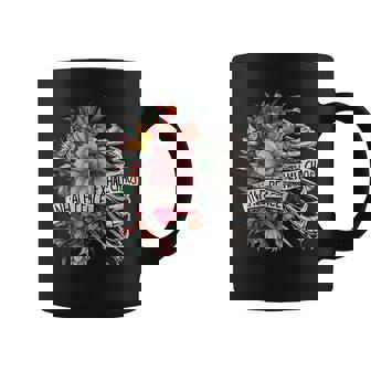 Skeleton Rib Cage Inhale Peace Exhale Chaos Mental Health Coffee Mug | Mazezy