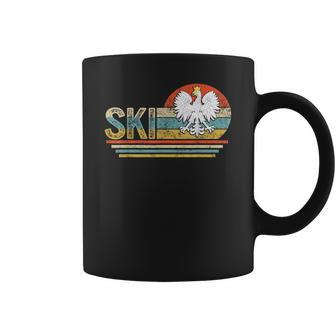 Ski Polish Surname Poland Heritage Polski Eagle Dyngus Day Coffee Mug - Thegiftio UK