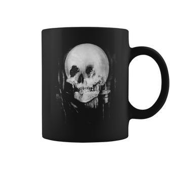 Skull Illusion All Is Vanity Coffee Mug - Seseable