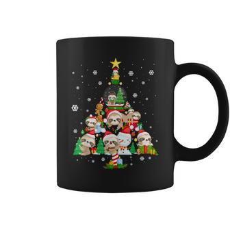 Sloth Christmas Tree Ornaments For Women Girls Kids Cute V2 Coffee Mug - Thegiftio UK