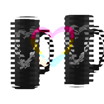 Sloth Heart Pansexual Funny Pride Flag Lgbt-Q Ally Coffee Mug | Mazezy
