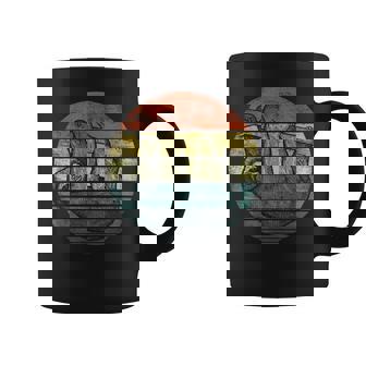 Sloth Lover Gifts Retro Sunset Funny Animal Sloth Silhouette Coffee Mug | Mazezy