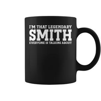 Smith Surname Funny Team Family Last Name Smith Coffee Mug | Mazezy