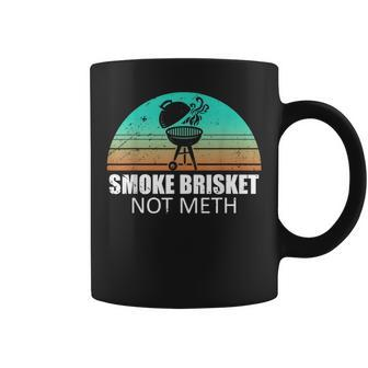 Smoke Brisket Not Mesh Crack Grilling Smoking Father Coffee Mug | Mazezy