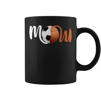 Soccer Basketball Mom Of Player Gift For Mothers Day Coffee Mug | Mazezy DE