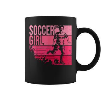 Soccer Gifts For Girls - Soccer N Girl Player Gift Coffee Mug - Seseable