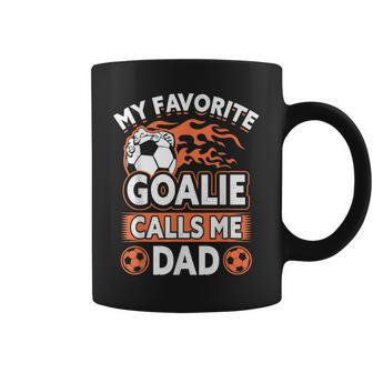 Soccer Player Dad Goalie Father Day Coffee Mug | Mazezy AU