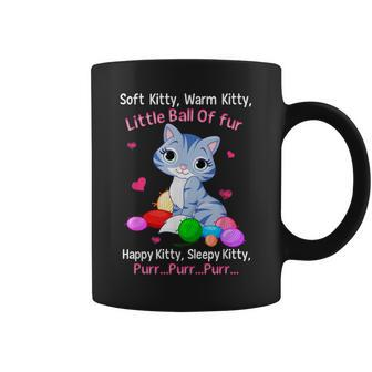 Soft Kitty Warm Kitty Little Ball Of Fur Sleep Kitty Mom Dad Coffee Mug | Mazezy