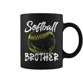 Softball Brother For Men Family Matching Players Fathers Day Coffee Mug - Thegiftio UK