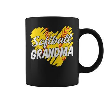 Softball Grandma Softball Designs For Women Grandparents Coffee Mug | Mazezy