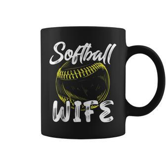 Softball Wife For Women Family Matching Players Mothers Day Coffee Mug | Mazezy