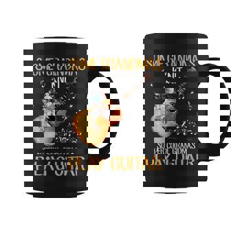 Some Grandmas Knit Cool Grandmas Play Guitar Coffee Mug | Mazezy