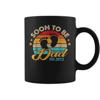 Soon To Be Dad 2023 Fathers Day First Time Dad Pregnancy Coffee Mug | Mazezy