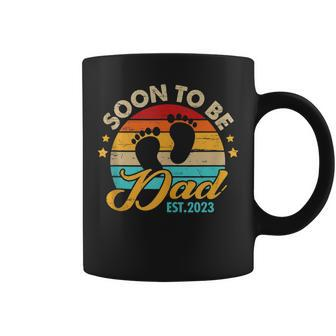 Soon To Be Dad Est 2023 Fathers Day First Time Dad Pregnancy Coffee Mug - Thegiftio UK