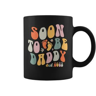 Soon To Be Daddy 2023 Gifts Pregnancy Announcement Dad Gift For Mens Coffee Mug | Mazezy