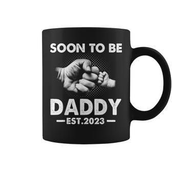 Soon To Be Daddy Est2023 Fathers Day New Dad First Time Dad Coffee Mug - Thegiftio UK
