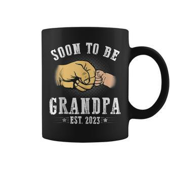 Soon To Be Grandpa Est 2023 First Time New Dad Fathers Day Coffee Mug - Thegiftio UK