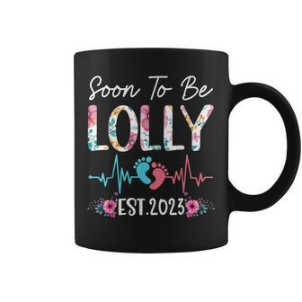 Soon To Be Lolly 2023 Mothers Day Christmas First Time Mom Coffee Mug | Mazezy