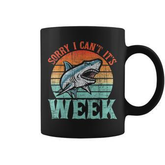 Sorry I Cant - Marine Biologist Shark Lovers Wildlife Coffee Mug - Seseable