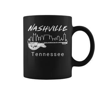 Souvenir From Nashville Tn Guitar Nashville Gifts Coffee Mug | Mazezy