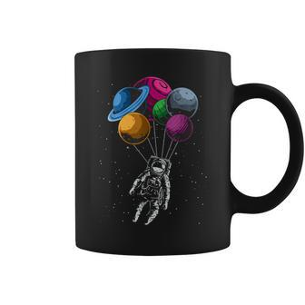 Space Solar System Planets Spaceman Astronaut Space Coffee Mug - Seseable