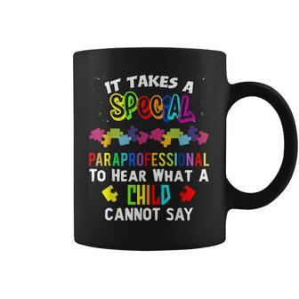 Special Paraprofessional Autism Awareness Autism Teacher Coffee Mug | Mazezy