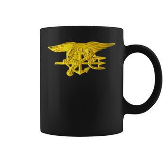 Special Warfare Insignia Navy Seal Trident Military Coffee Mug | Mazezy CA