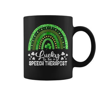 Speech Therapist St Patricks Day Slp St Pats Day Therapy Coffee Mug - Thegiftio UK