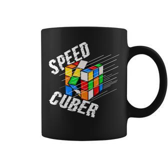 Speed Cuber Speed Cubing Puzzles Cubing Puzzles Coffee Mug - Seseable