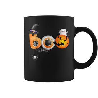 Spooky Moon Halloween Boo Spider Web Bat Witch Men Women Kid V3 Coffee Mug - Thegiftio UK