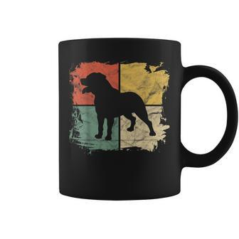 Square Retro Rottweiler Owner Gift Dog Rottie Dad Rott Mom Coffee Mug - Seseable