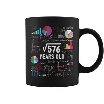 Square Root Of 576 24Th Birthday 24 Year Old Funny Math Nerd Coffee Mug | Mazezy
