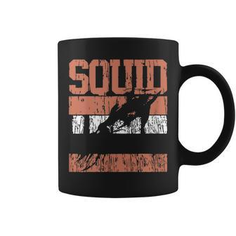 Squid Retro Vintage Marine Biologist Coffee Mug | Mazezy