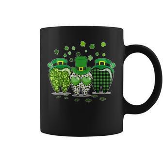 St Patricks Day 2021 Cute Plaid Tooth Dental Assistant Gift Coffee Mug - Seseable