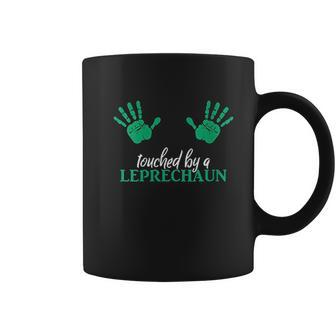 St Patricks Day Clothing For Women Touched By A Leprechaun Coffee Mug - Thegiftio