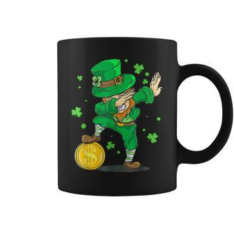 St Patricks Day Dabbing Leprechaun Funny Irish Gifts Coffee Mug - Seseable