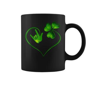 St Patricks Day I Love You Asl Sign Language S Coffee Mug - Seseable