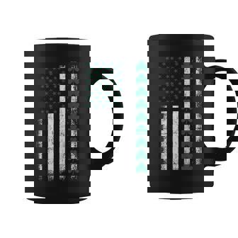 St Patricks Day Irish American Flag Vintage Coffee Mug | Mazezy