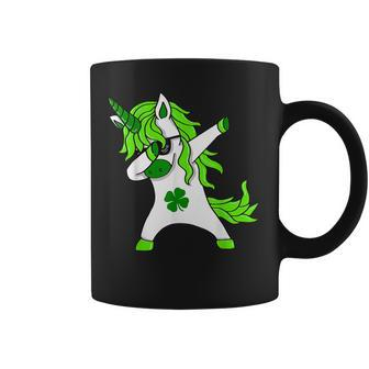 St Patricks Day Lepricorn Dabbing Unicorn Coffee Mug - Seseable