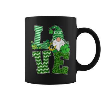 St Patricks Day Love Gnomes Shamrock Horseshoe Irish Gnome Coffee Mug - Thegiftio