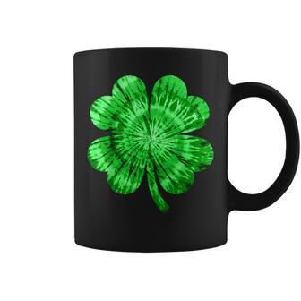 St Patricks Day Shamrock Tie Dye Women Irish Boy Lucky Coffee Mug | Mazezy
