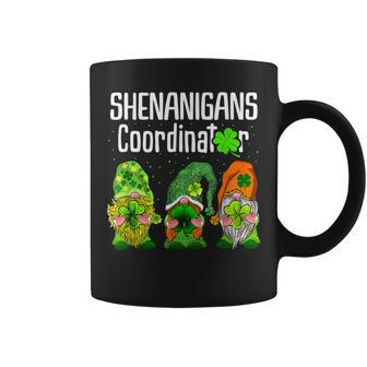 St Patricks Day Shenanigans Coordinator Gnomes Green Gnomies Coffee Mug - Thegiftio UK