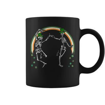 St Patricks Day Skeleton Dancing Skeletons Coffee Mug - Seseable