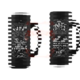 Stanton Blood Runs Through My Veins Family Name Vintage Coffee Mug - Thegiftio