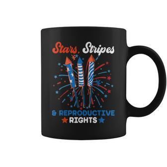 Stars Stripes And Reproductive Rights Patriotic 4Th Of July V19 Coffee Mug - Thegiftio UK