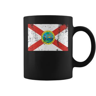 State Of Florida Flag Vintage Men Women Kids Gift Pride Home Coffee Mug - Seseable