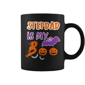 Stepdad Is My Boo Halloween Stepdad S Coffee Mug | Mazezy