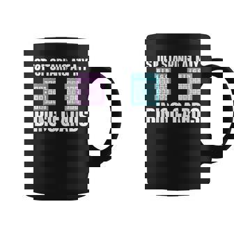 Stop Staring At My Bingo Cards Bingo Lover Gambler Gambling Coffee Mug | Mazezy