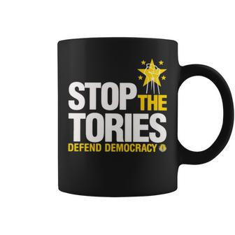 Stop The Tories Defend Democracy T Coffee Mug | Mazezy DE
