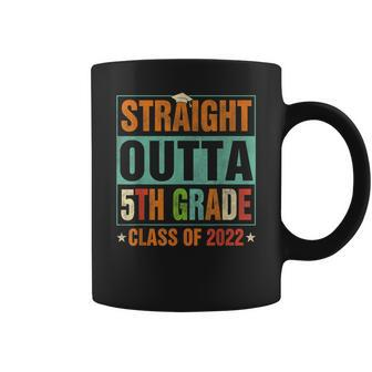 Straight Outta 5Th Grade Funny 2022 Graduation Gifts Coffee Mug - Thegiftio UK